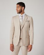 Slim Stretch Windowpane Check Tailored Jacket